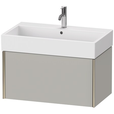Duravit Xviu Wall-Mounted Vanity Unit Concrete Gray Matt XV42360B107